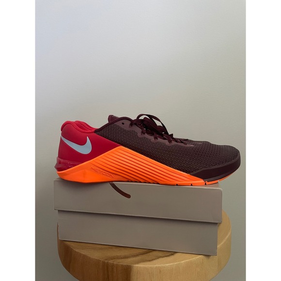 Nike Other - Nike Metcon 5 Maroon Red Orange Size Men's 11.5 EUC